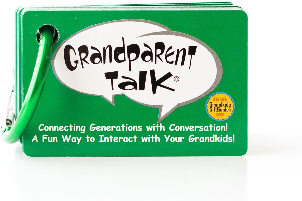 Grandparent Talk by Around the Table Games - Portable, Meaningful Conversation Starters