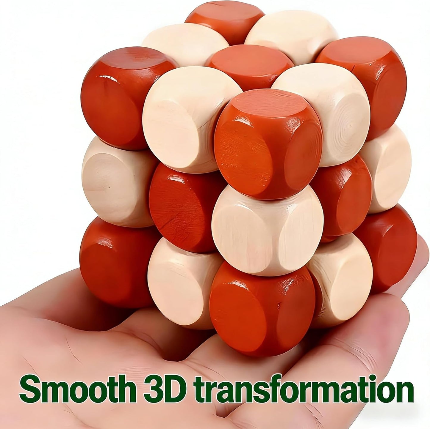MAGIKON Brain Teaser Cube Puzzle Toy (Snake Cube)…
