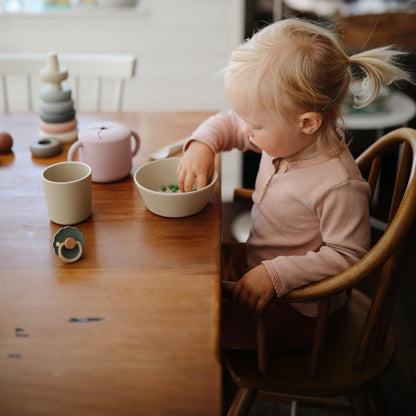 mushie Dinnerware Cups For Kids | Made in Denmark, Set of 2 (Ivory) - Colors B