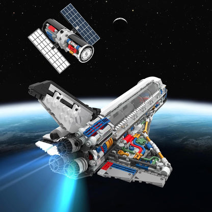 JMBricklayer Space Telescope Building Sets for Adults, Cool Space Planet Building Toys with Lights 70009, Space Exploration Telescope Model Kits for Adult, Ideal Gift for Space Lovers, Kid 14+(995PCS)