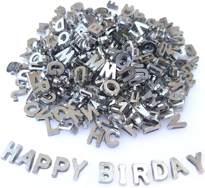 300+ Pieces 9x12mm Big Large Alphabet Letter Beads Charms A-Z Mixed Plastic Shape Loose Bead for Jewelry Making Bracelets Necklaces Key Chains (Classic Solid Colors)