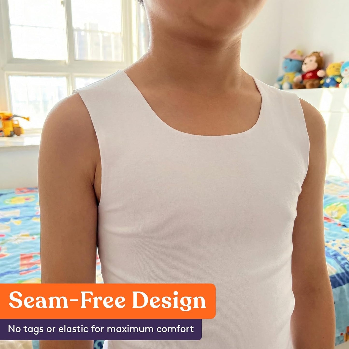 Special Supplies Kids Compression Undershirt – Seamless Deep Pressure Sensory for Focus - Breathable Sensory Shirt