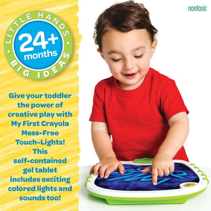 Crayola 2-in-1 Doodle Board for Toddlers, Squishy & Erasable Drawing Tablet, Educational Toddler Toy, Travel Activity, Sketching Pad, Gift for Kids