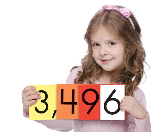 Teacher Sensational Math Place Value Cards 4-Value Whole Numbers Pack of 480