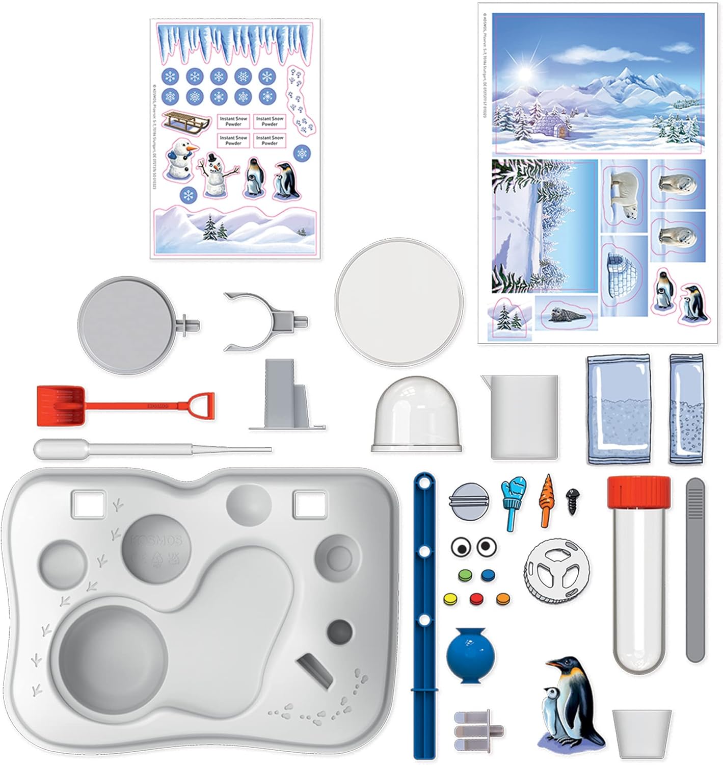 Thames & Kosmos Ooze Labs Colorful Crystal Lab STEM Experiment Kit & Lab Setup | Awesome Geometric Crystals, Dazzling Displays, with 11 Shiny, Sparkly, Safe Experiments | Stickers to Decorate Your Lab
