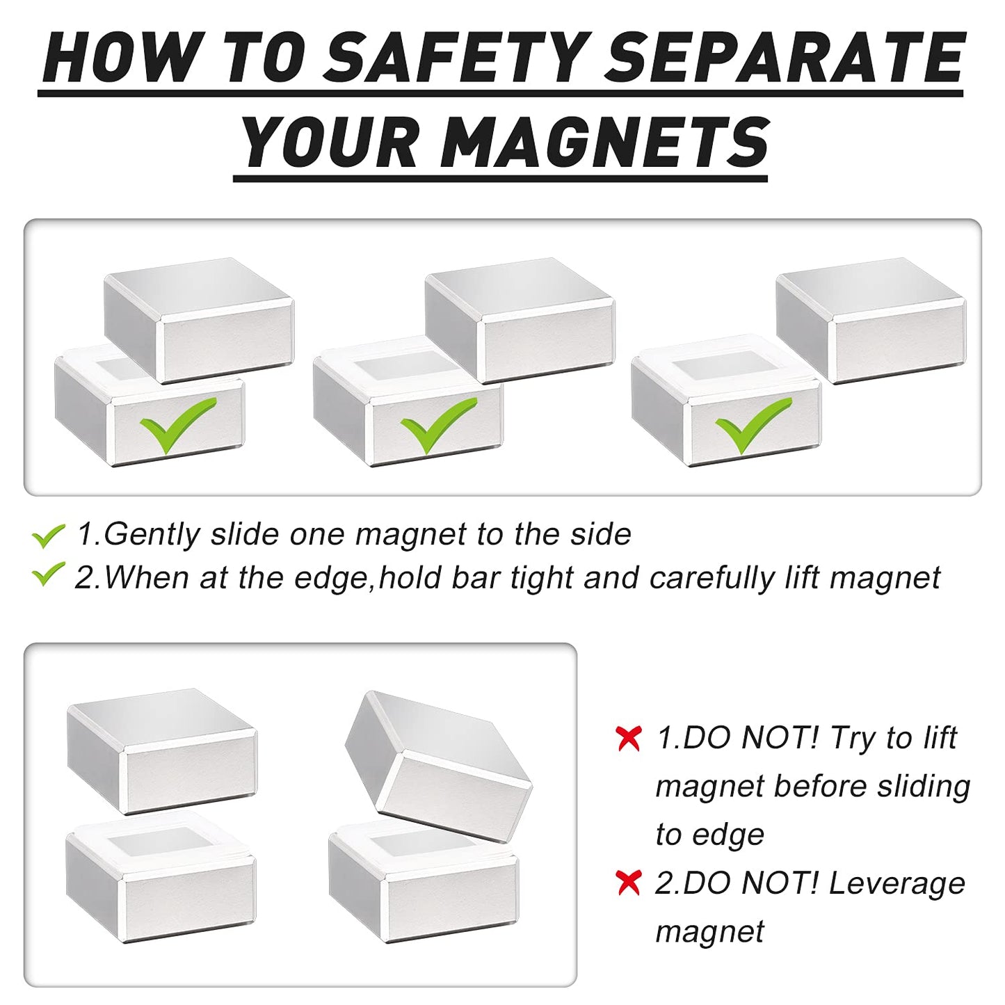 MIKEDE Neodymium Magnet Super Strong, Super Strong Powerful Rare Earth Magnets for Stud Finder and Science Project- One Piece