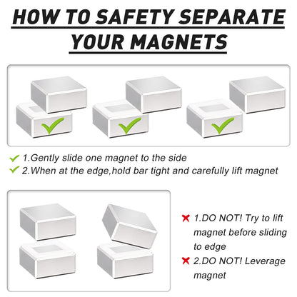 MIKEDE Neodymium Magnet Super Strong, Super Strong Powerful Rare Earth Magnets for Stud Finder and Science Project- One Piece