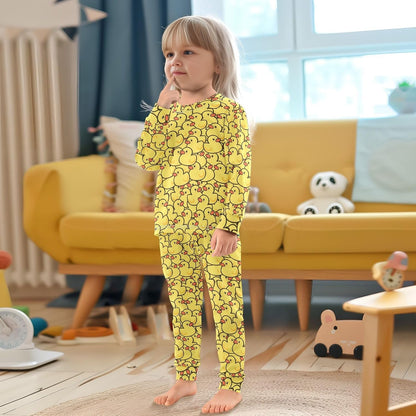 ALAZA Shark Starfish Palm Tree 2 Piece Pajama Set Long Sleeve Top and Pants Sleepwear Unisex - Colors B