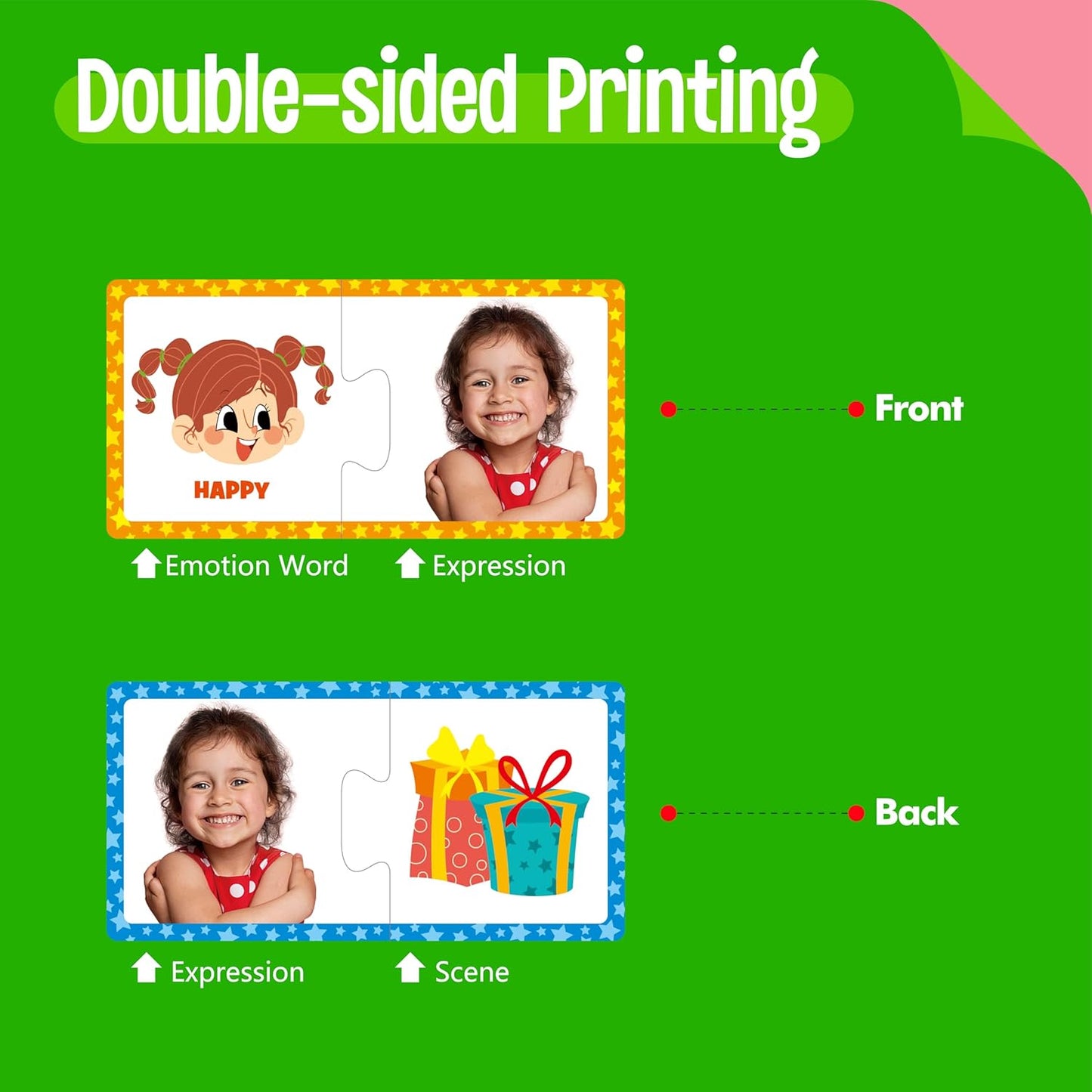Rhyming Puzzles, 26 Groups Rhyming Word Cards Phonics Matching Game Self-Correcting Puzzle Early Childhood Learning Card for Kindergarten Preschool