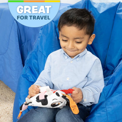 Buckle Toys - BokBok Chicken - Learning Activity Toddler Plane Travel Essential Toy - Develop Motor Skills and Problem Solving