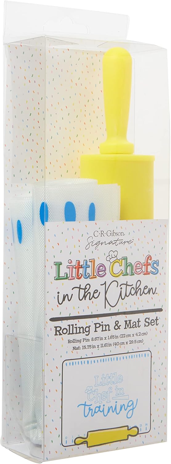 C.R. Gibson Kids Games - Little Chef Kitchen Activity Set for Toddlers and Preschoolers, 10-Count, Easy Peasy Recipe Card Ring