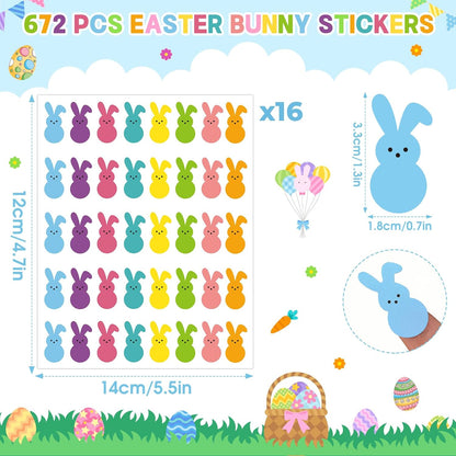 JULMELON 672 PCS Valentines Day Heart Stickers for Kids Conversation Heart Stickers Removable Labels Cards for Candy Envelopes Gifts Classroom Valentine’s Day Party Decorations