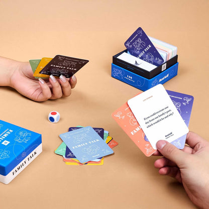 BestSelf Icebreaker Deeper Talk Deck - Conversation Starter Card Pack to Deepen Friendships with 170 Prompts to Create Real Conversations for Friends, Coworkers, Family, Dates