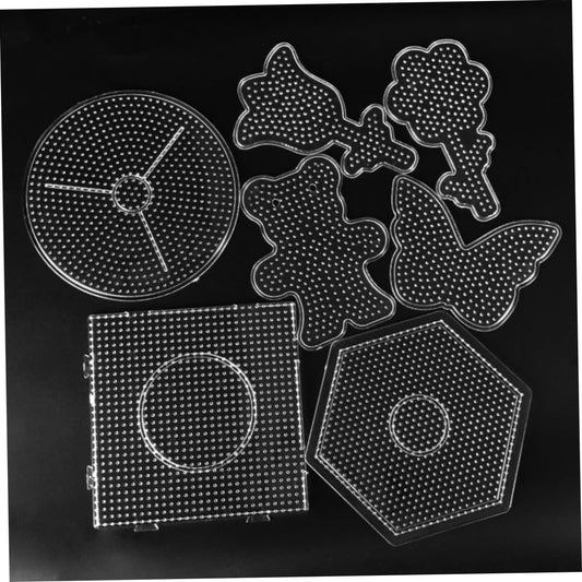 5mm Hama Beads Pegboard Toy Beads Tool Educational Tangram Jigsaw Puzzle Template Kids Toy