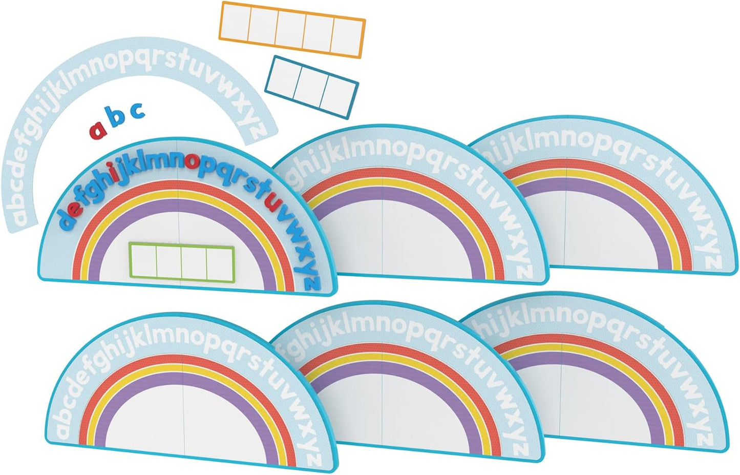 Educational Insights ABC Arc Mat AlphaMagnets Set – Alphabet Magnets for Kids, Magnetic Spelling Set & Letter Learning Board, Classroom or Homeschool ABCs Activity for Kids Ages 3-5