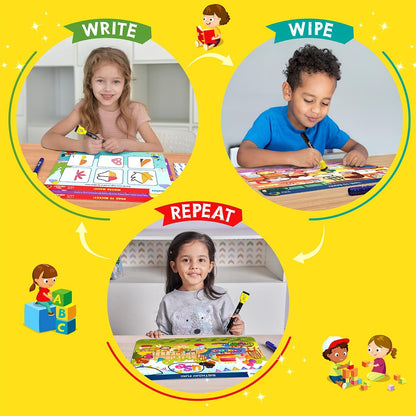 Skillmatics I Can Write PAW Patrol - Reusable Preschool Learning Activities, Educational Toy and Game, Back to School Supplies, Gifts for Students, Kids, Toddlers Ages 3, 4, 5, 6