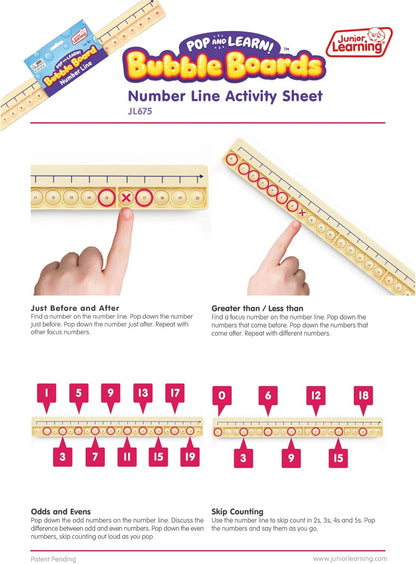 Junior Learning Number Line Bubble Board (JL675)