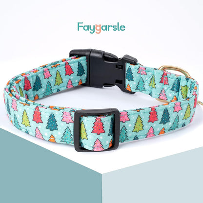 Faygarsle Dog Collar for Small Medium Large Dogs Colorful Puppy Collars for Female Dogs Toy Building Blocks Patterned Pet Collars for Summer Spring Wedding Puppy Girl Dog Collar M
