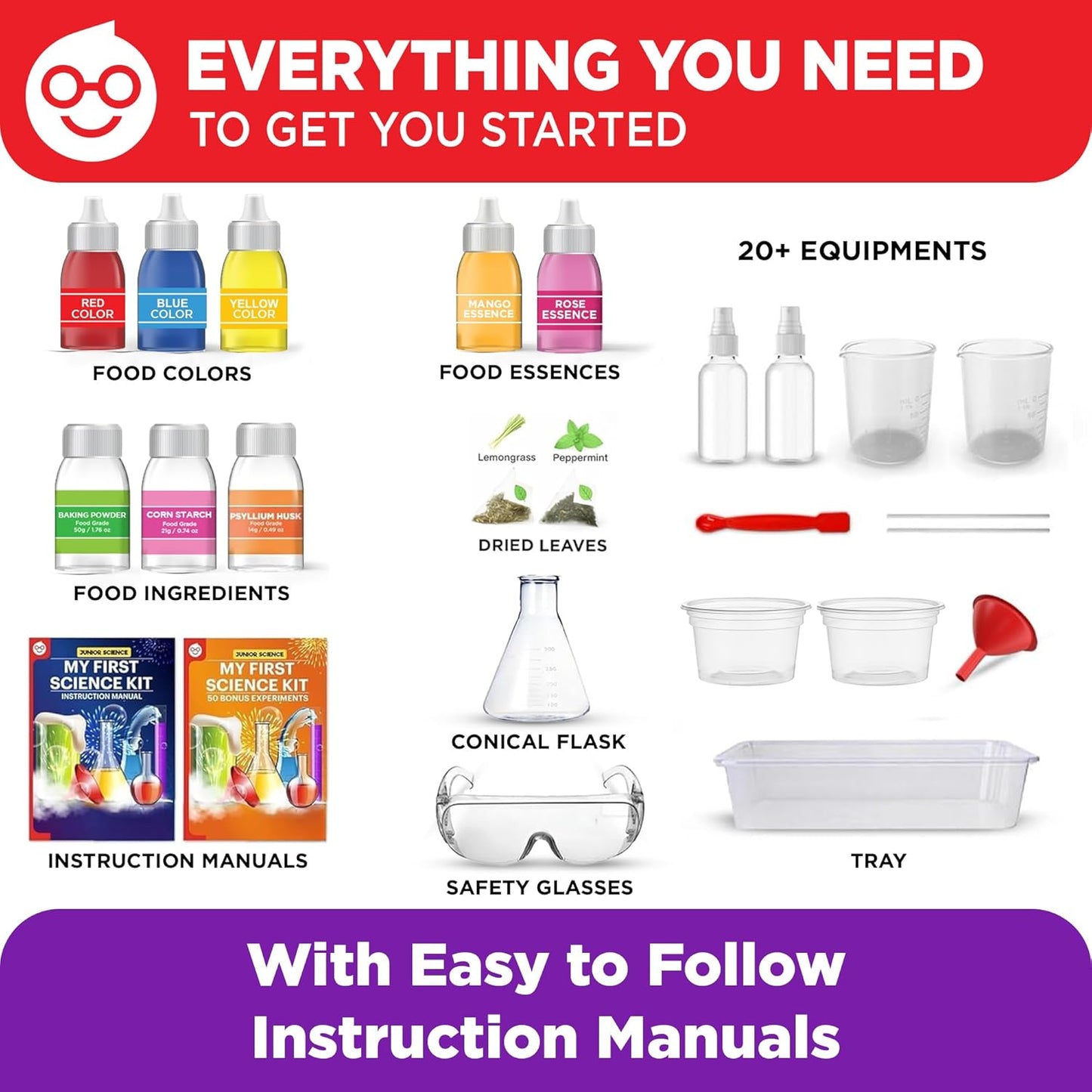 Doctor Jupiter Ultimate Science Kit, Chemistry Set for Kids Ages 8-9-10-11-12-13-14 | Birthday Gift Ideas for Boys & Girls 8+ Years Old | STEM Toy with 135+ Experiments | Learning & Educational Kits
