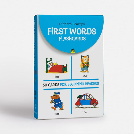 Richard Scarry's First Words Flashcards: 50 Cards for Beginning Readers