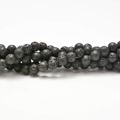 NCB 100pcs Original Natural Stone Beads Gemstone Round Loose Beads 6mm 8mm 10mm (Blue Aventurine, 6mm 100Beads) - Colors A