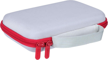 Lebakort Storage Case Compatible with GiiKER Super Blocks Pattern Matching Puzzle Original 1000+ Challenges Brain Teaser (Off White + Red Case)
