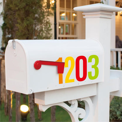 480 Pcs Waterproof 3" Vinyl Alphabet & Number Stickers - Self-Adhesive for Mailboxes, Windows, Doors, Signs, Vehicles & More, Black