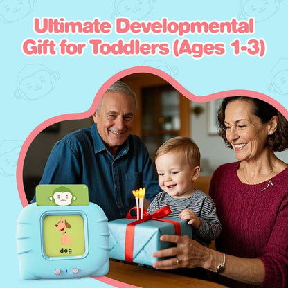 Toddler Girls Toys Talking Flash Cards-296 Sight Words, Educational Toys for 1 2 3 4 Year Old, Speech Therapy&Autism Learning Materials, Toddler Girlt Birthday Gift with Durable Cards