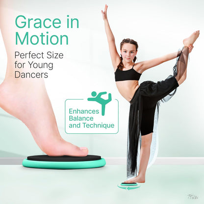 Premium Turning Boards for Dancers – Improve Spins, Technique & Balance, Ideal Turn Board for Ballet, Dancing & Figure Ice Skating, Portable Spin Disc for Dance & Spinner Disk Training Equipment