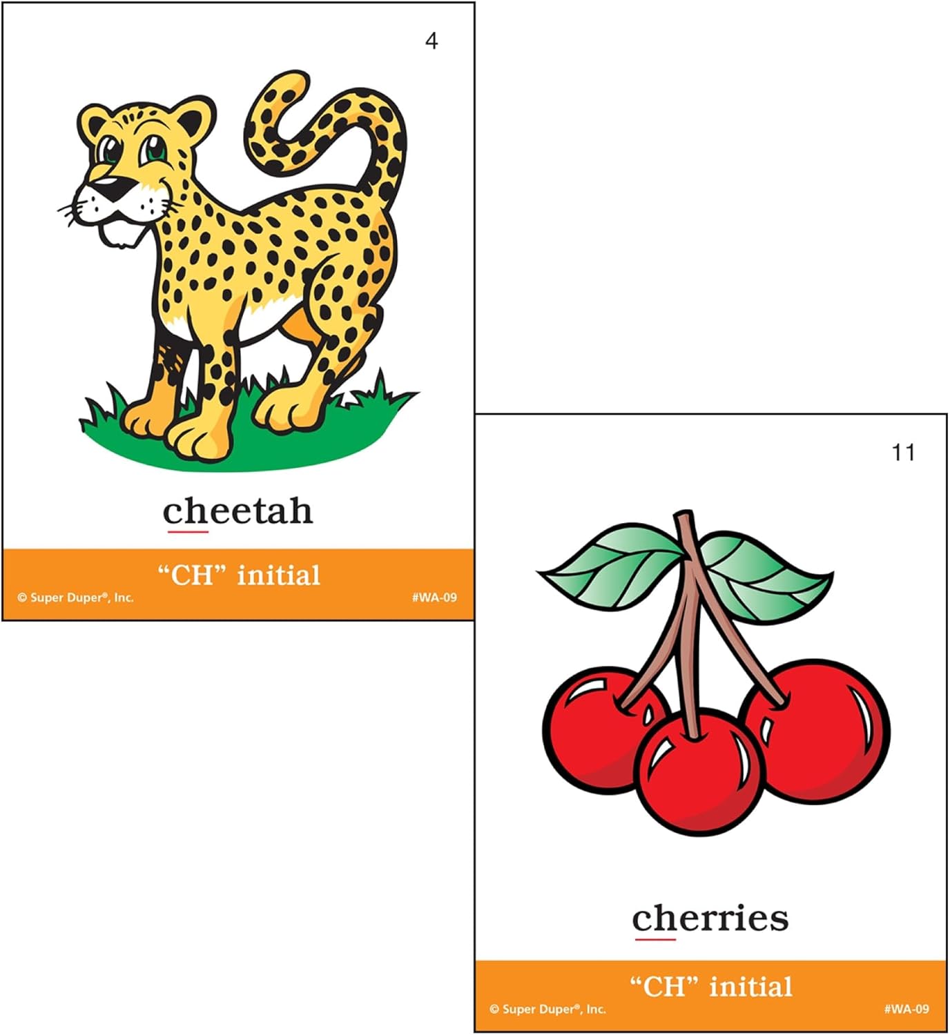 Super Duper Publications | Articulation CH Sound Fun Deck | Vocabulary and Language Development Flash Cards | Educational Learning Materials for Children