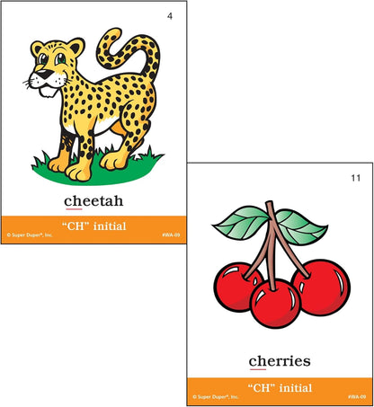 Super Duper Publications | Articulation CH Sound Fun Deck | Vocabulary and Language Development Flash Cards | Educational Learning Materials for Children