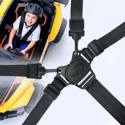 Portable Adjustable Seat Belt for Kids Ride on Power Wheels Toy Car,Baby Stroller Straps Harness Compatible with Wooden High Chair& Toddler Golf Cart (5P)
