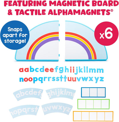 Educational Insights ABC Arc Mat AlphaMagnets Set – Alphabet Magnets for Kids, Magnetic Spelling Set & Letter Learning Board, Classroom or Homeschool ABCs Activity for Kids Ages 3-5
