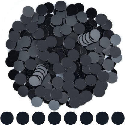 Coopay 300 Pieces Plastic Learning Counters Disks Bingo Chip Counting Discs Markers for Math Practice and Poker Chips Game Tokens,1 Inch (Blue Style 1)