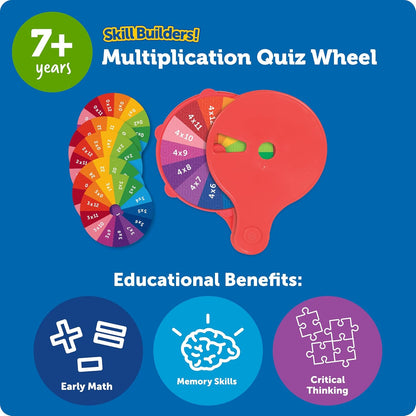 Learning Resources Skill Builders Letter Quiz Wheel, Alphabet Flash Cards, Reading Games, Sight Words Flash Cards Kindergarten, Ages 3 and Up