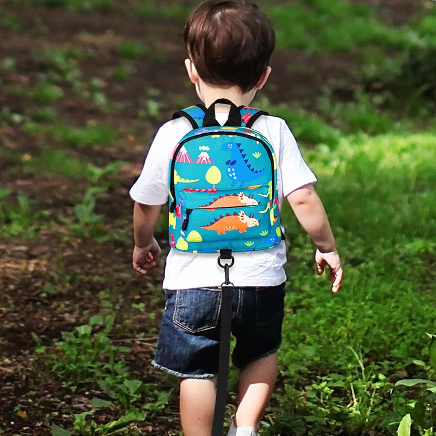 Accmor Toddler Backpack Leash with Anti Lost Wrist Link, Cute Mini Child Walking Harnesses Keep Kids Close Back Pack Rope Tether Rein for Baby Boys (Pink/Unicorn)