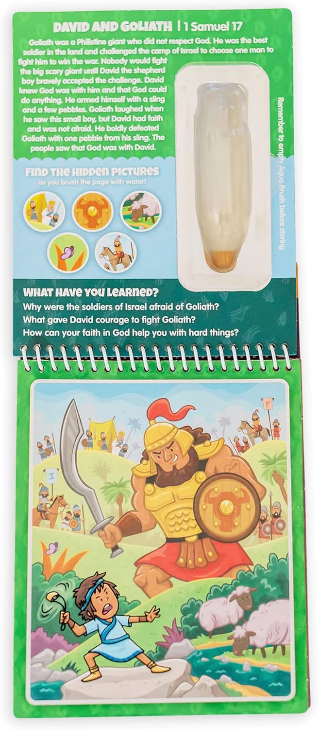 Water Reveal Coloring Scripture Book for Kids Ages 3+. New Testament Bible Stories: Preschool, Elementary, Primary, Christian, Religion
