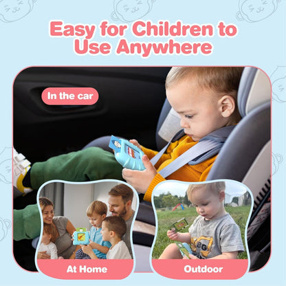 Toddler Girls Toys Talking Flash Cards-296 Sight Words, Educational Toys for 1 2 3 4 Year Old, Speech Therapy&Autism Learning Materials, Toddler Girlt Birthday Gift with Durable Cards