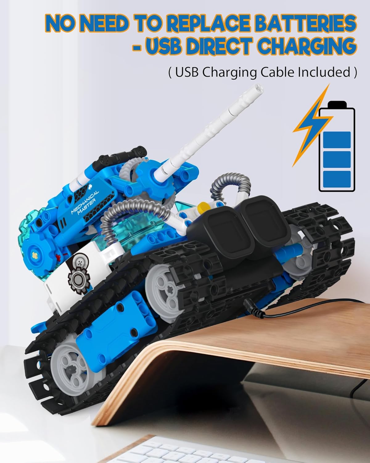 Opmind 5in1 STEM AI Robot Toys Building Set, 478Pcs APP & Remote Control Engineering Erector Blocks for Kids Age 6-8, Coding Interactive Educational Christmas Birthday Gift for 10-12 Year Boys & Girls
