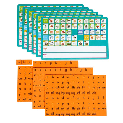 Really Good Stuff Really Good Phonics Magnetic Sounds Word Building Kit - Set of 6