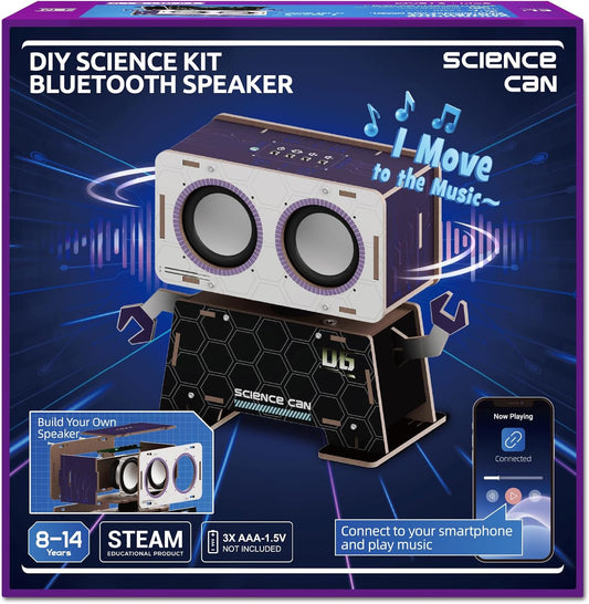 Science Can STEM Science Kit for Kids Age 8-12, DIY Electronics Guitar Building Kit, 3D Wooden Puzzles Musical Instruments, Engineering Kits Birthday Gift for Boys & Girls Ages 8+
