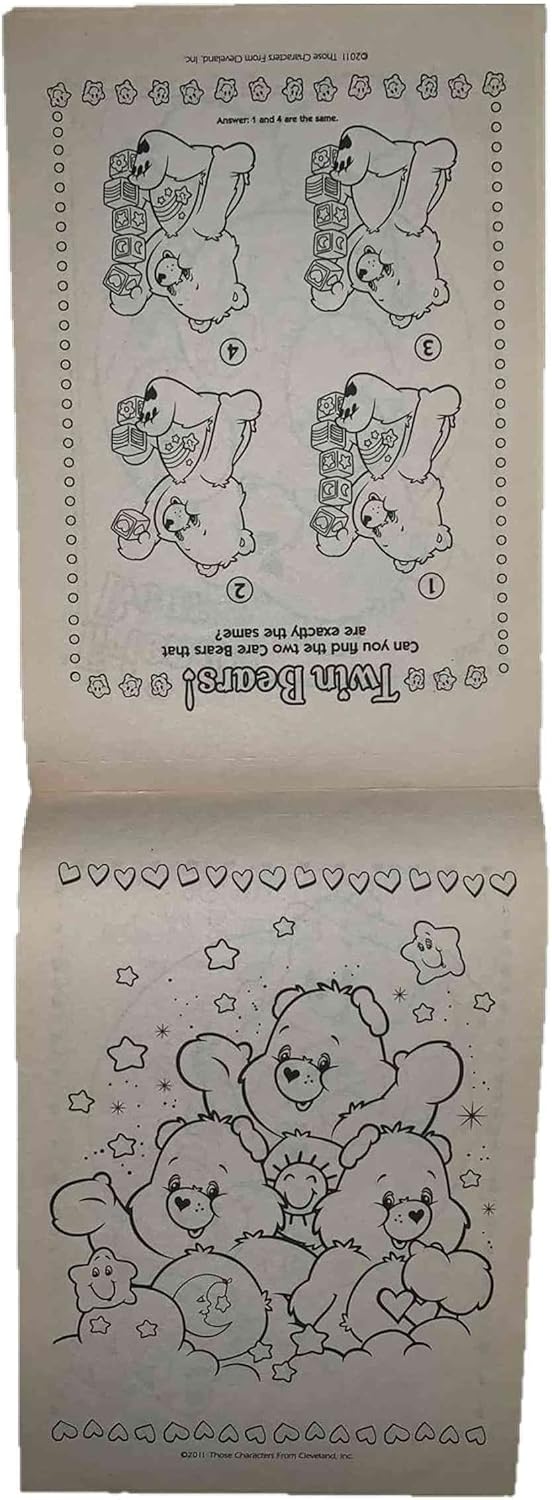 Care Bears Coloring and Activity Pad 3 Pack, Bear Time for All