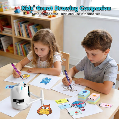 Drawing Robot for Kids, Educational Learning Drawing Toy Doodle Bot, 3 4 5 6 7 8 Year Old Boys Girls Birthday Gift, Kids Toys for Ages 5-7