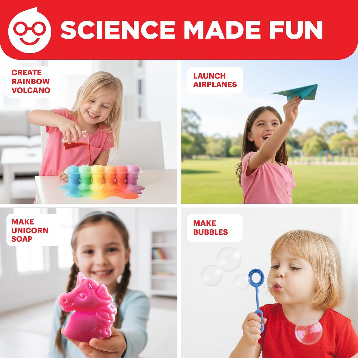 Doctor Jupiter Preschool Science Kit for Kids Ages 3-5 | Toddler Learning Activities, Birthday Gift Ideas for 3-4-5 Year Old Girls | Learning & Educational Toy STEM Kit with 100+ Experiments