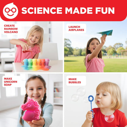 Doctor Jupiter Preschool Science Kit for Kids Ages 3-5 | Toddler Learning Activities, Birthday Gift Ideas for 3-4-5 Year Old Girls | Learning & Educational Toy STEM Kit with 100+ Experiments