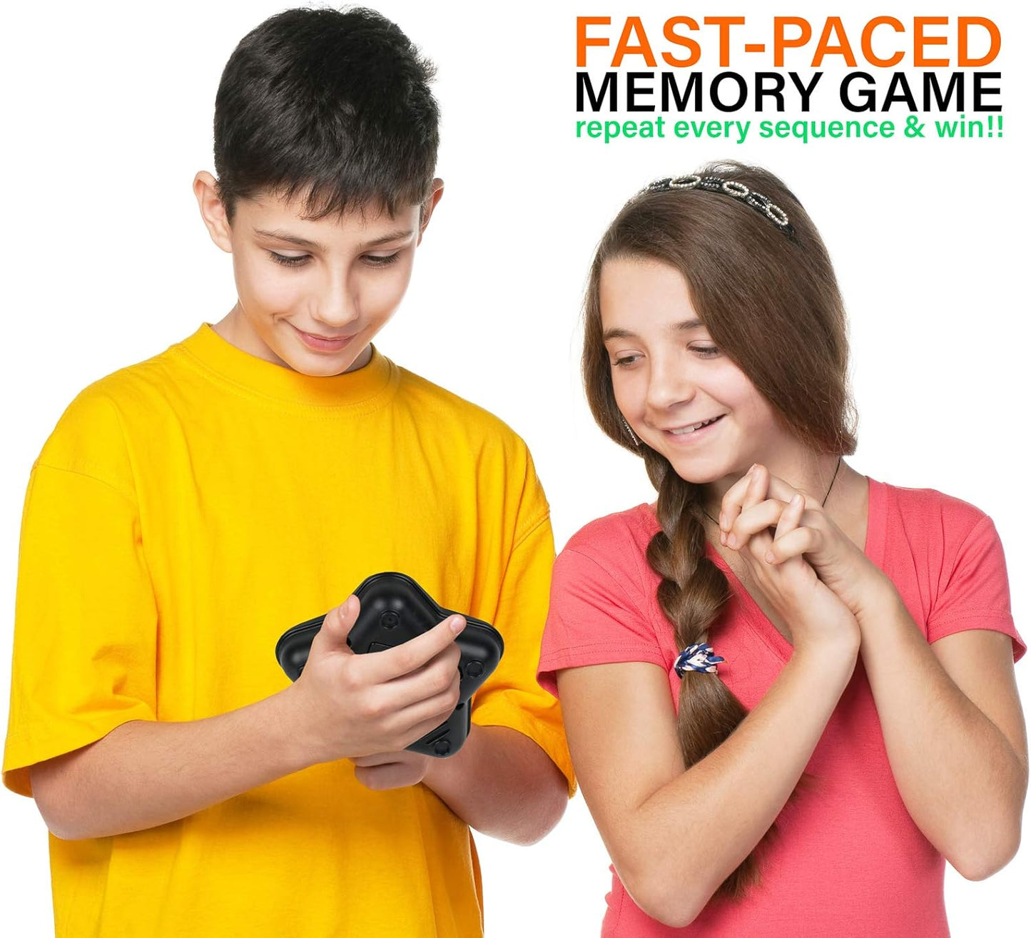 Kiddie Play Electronic Memory Game for Kids 3 and Up Repeat The Color Memorizing Toy