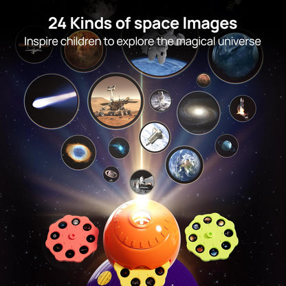 Science Can Solar System for Kids, Talking Astronomy Solar System Model Kit, Planetarium Projector with 8 Planets STEM Space Toys for 3 4 5+ Years Old Boys Girls