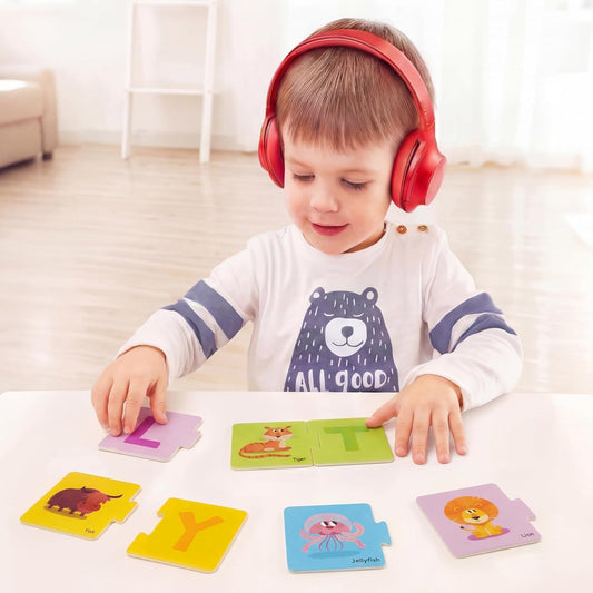 Toi 6 Packs Large Piece Toddler Jigsaw Puzzles for Kids Aged 2.5+, Animal Shaped Floor Puzzles for Beginner, Preschool Learning Game for Boys Girls, Traffic