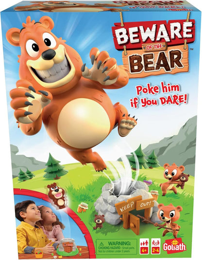 Goliath Beware of The Bear - Poke The Bear and Sneak The Goodies Before He Wakes Up Game by Goliath