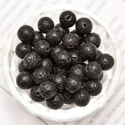 NCB 100pcs Original Natural Stone Beads Gemstone Round Loose Beads 6mm 8mm 10mm (Blue Aventurine, 6mm 100Beads) - Colors A